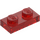 LEGO Transparent Red Plate 1 x 2 (3023 / 28653)