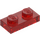 LEGO Transparent Red Plate 1 x 2 (3023 / 28653)