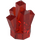 LEGO Transparent Red Rock 1 x 1 with 5 Points (28623 / 30385)