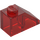 LEGO Transparent Red Slope 1 x 2 (45°) (3040 / 6270)