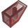 LEGO Transparant Rood Helling 1 x 2 (45°) (3040 / 6270)