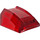 LEGO Transparent Red Slope 1 x 2 x 2 Curved (30602 / 47904)