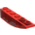 LEGO Rouge transparent Pente 1 x 6 Incurvé Inversé (41763 / 42023)