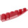 LEGO Transparant Rood Helling 1 x 6 Gebogen Omgekeerd (41763 / 42023)