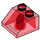 LEGO Transparentes Rot Steigung 2 x 2 (45°) (3039 / 6227)