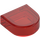 LEGO Transparent Red Tile 1 x 1 Half Oval (24246 / 35399)