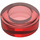 LEGO Rouge transparent Tuile 1 x 1 Rond (35381 / 98138)