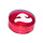 LEGO Transparentes Rot Fliese 1 x 1 Runden mit Elves Feuer Power Symbol (20301 / 98138)