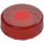 LEGO Rouge Transparent Tuile 1 x 1 Rond avec Rouge Dot (35380)