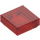 LEGO Transparent Red Tile 1 x 1 with Groove (3070 / 30039)