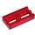 LEGO Transparent Red Tile 1 x 2 Grille (with Bottom Groove) (2412 / 30244)