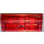 LEGO Transparent Red Tile 1 x 2 Grille (with Bottom Groove) (2412 / 30244)