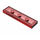 LEGO Transparent Red Tile 1 x 4 (2431 / 35371)