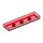 LEGO Transparent Red Tile 1 x 4 (2431 / 35371)