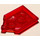 LEGO Transparent Red Tile 2 x 3 Pentagonal with Incinerate Power Shield (22385 / 24594)