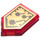 LEGO Rouge transparent Tuile 2 x 3 Pentagonal avec Mace Rain Power Bouclier (22385 / 24565)