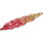 LEGO Transparent Red Weapon / Flame with Marbled Yellow Tip (64297 / 88506)