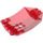 LEGO Transparent Red Wedge 6 x 8 x 2 Triple Inverted (41761 / 42021)