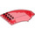 LEGO Transparent Red Windscreen 10 x 6 x 2 (35269 / 45705)