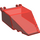 LEGO Transparentes Rot Windschutzscheibe 4 x 7 x 1.6 (30372 / 54695)