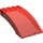 LEGO Transparentes Rot Windschutzscheibe 4 x 8 x 2 Gebogen Scharnier (46413 / 50339)