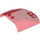 LEGO Transparent Red Windscreen 6 x 6 x 1.3 Curved (2683 / 65633)