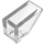 LEGO Transparent Pente 1 x 2 (45°) sans tenon central