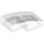 LEGO Transparent Slope 1 x 2 Curved (11477)