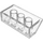 LEGO Transparant Helling 2 x 4 (45°) met ruw oppervlak (3037)