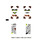 LEGO Transparent Autocollant Sheet for Set 5804 / 5962 (72605)