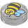 LEGO Transparent Tile 1 x 1 Round with Bee (35380 / 79139)