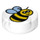 LEGO Transparent Tuile 1 x 1 Rond avec Bee (35380 / 79139)