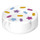 LEGO Transparent Tuile 1 x 1 Rond avec Sprinkles (35380 / 82846)