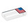 LEGO Transparent Fliese 1 x 2 mit American Flagge auf Pole mit Nut (34957 / 78189)