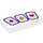 LEGO Transparent Fliese 1 x 2 mit Playing Cards mit Nut (3069 / 78970)