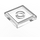 LEGO Transparent Fliese 2 x 2 mit Nut (3068 / 88409)