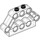 LEGO Transparent V-engine Block Connector (28840 / 32333)