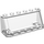 LEGO Transparent Pare-brise 2 x 6 x 2 (4176 / 35336)