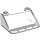LEGO Transparent Windschutzscheibe 4 x 3 x 1.3 mit Hollow Bolzen (35279 / 57783)