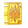 LEGO Transparentes Gelb Book Cover mit Nexo Knights Book Of Deception (24093 / 25292)
