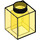 LEGO Transparent Yellow Brick 1 x 1 (3005 / 30071)