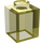 LEGO Transparent Yellow Brick 1 x 1 (3005 / 30071)