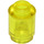 LEGO Transparent Yellow Brick 1 x 1 Round with Open Stud (3062 / 35390)