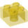 LEGO Transparentes Gelb Backstein 2 x 2 (3003 / 6223)