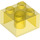 LEGO Transparant Geel Steen 2 x 2 (3003 / 6223)