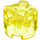 LEGO Transparentes Gelb Backstein 2 x 2 Runden (3941 / 6143)