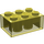 LEGO Transparentes Gelb Backstein 2 x 3 (3002)