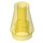 LEGO Transparent Yellow Cone 1 x 1 without Top Groove (4589 / 6188)