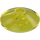 LEGO Transparent Yellow Dish 2 x 2 (4740 / 30063)