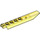 LEGO Transparent Yellow Hinge Plate 1 x 8 with Angled Side Extensions (Squared Plate Underneath) (14137 / 50334)